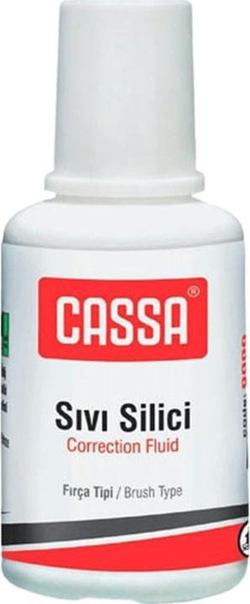 Sıvı Silici Daksil 1 Adet Cassa 18 ml Fırçalı Sıvı Düzeltici Daksil Yazı Düzeltici Okul Ofis Büro Fırça Uçlu Daksil