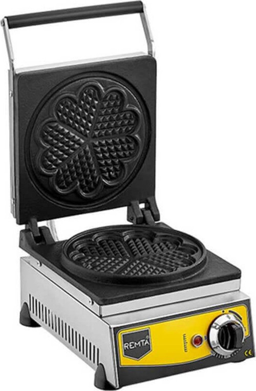 W12 Çiçek Model Waffle Makinesi 21 cm Çap