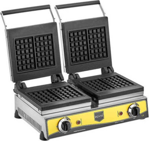 W14 Kare Model Çiftli Waffle Makinesi