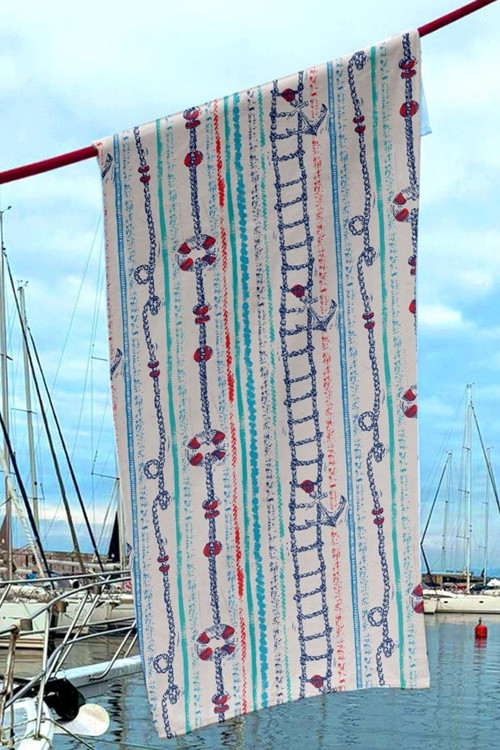 Dijital Baskılı Unisex Deniz Havuz Plaj Havlusu 70x150 cm. // H095