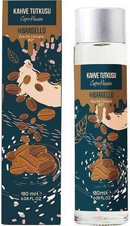 Kahve Tutkusu 180 Ml Cam Dökme Kapak Kolonya Edc