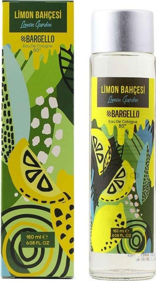 Limon Bahçesi Cam Şişe Dökme Kolonya Edc 180 ml mnms180kli