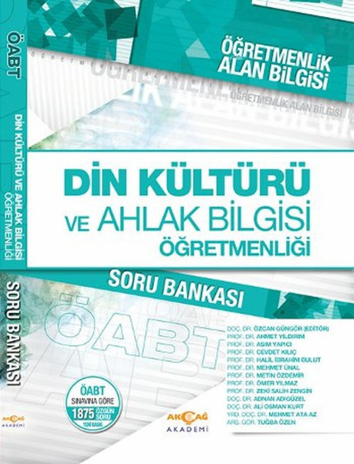 Din Kültürü ve Ahlak Bilgisi Öğretmenliği Soru Bankası 2016