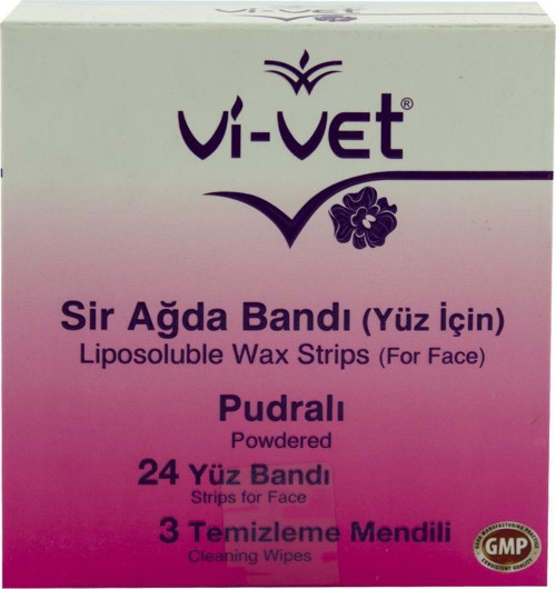 Yüz İçin Sir Ağda Bandı Pudralı 24'lü 1 Adet