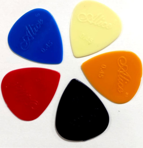 ALC95K-5 Alice Gitar Penası 5 adet 0,95mm. Karışık Renk