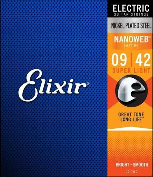 12002 Nanoweb Super Light Elektro Gitar Teli 9-42