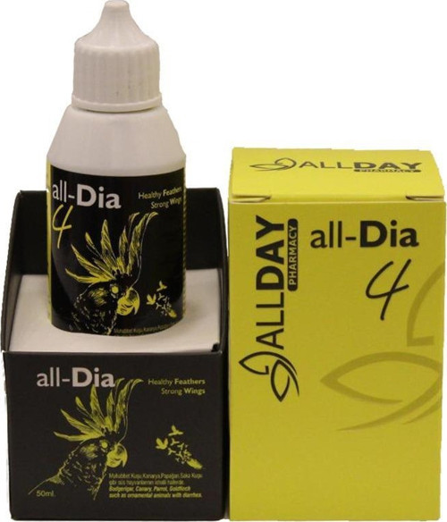all-Dia Kuşlar İçin Demir Çinko Mineral Katkısı 50 ml