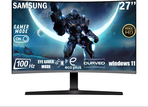 Essential 27 100 Hz (Hdmi+D-Sub) Full Hd Curved Monitör Ls27D390Gauxuf