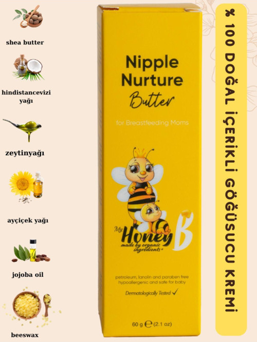 Nipple Nurture Butter Doğal Göğüs Ucu Kremi 60 Gr