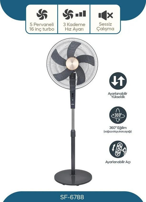 SF-6788 AYAKLI VANTİLATÖR