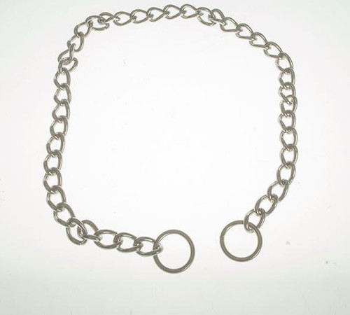 Köpekler İçin Paslanmaz Çelik Tekli Zincir 2,0 mm 40 Cm