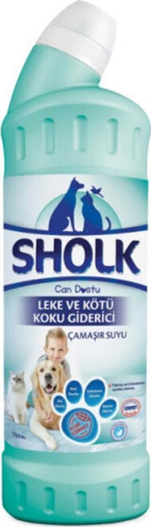 Hipoalerjenik Evcil Hayvan Leke Ve Kötü Koku Giderici Klor İçermeyen Çamaşır Suyu 750Ml