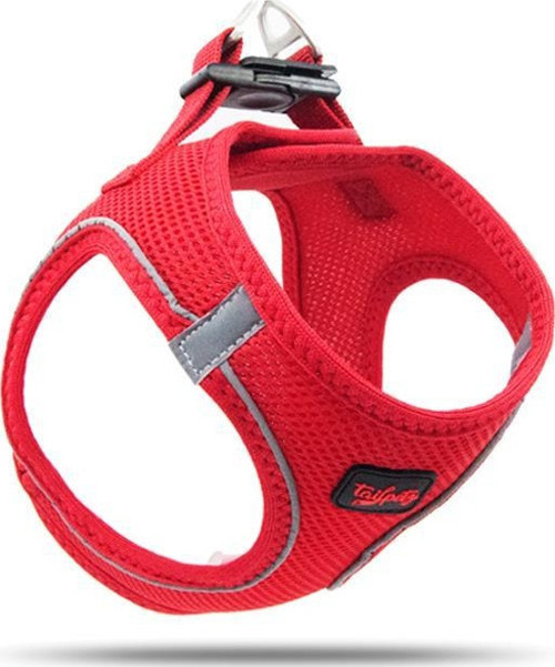 Air Mesh Harness Göğüs Tasması Neon Kırmızı Large