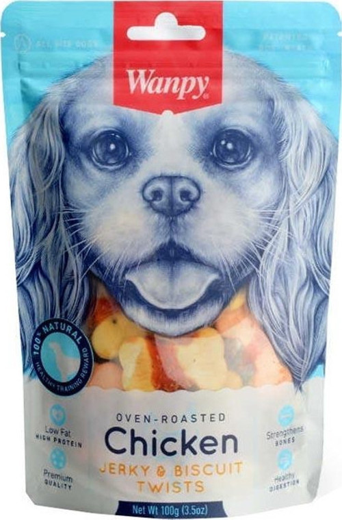 Bisküvi Üzeri Tavuk Sargılı 100gr BA-04H Köpek Ödül