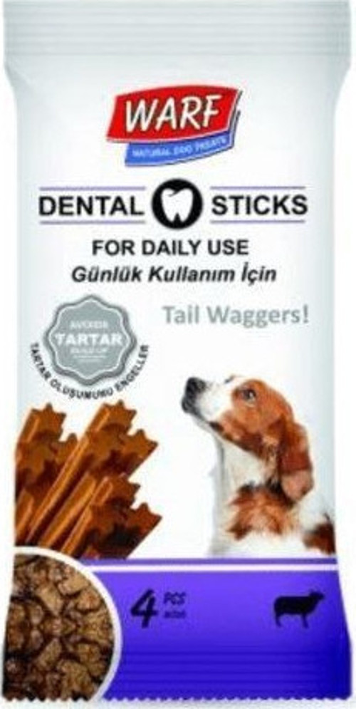 Kuzu Etli Dental Köpek Ödül Çubuğu 4"lü
