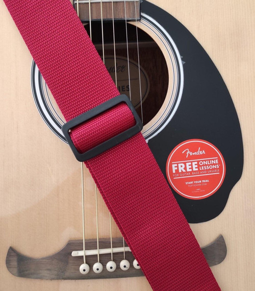 Rj100Rd Gitar Askısı Polipropilen Deri Başlı
