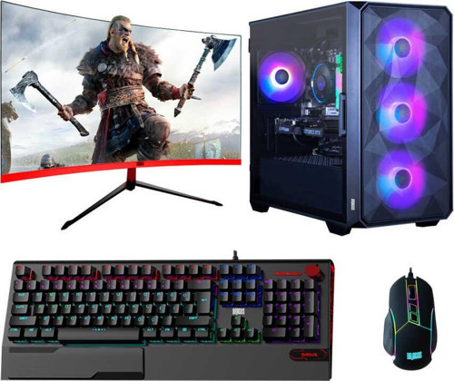 DRx5283 i5 11400F 16GB Ram 512GB NVMe SSD 4GB GTX1050Ti 27 inç 165Hz Curved Oyun Bilgisayarı