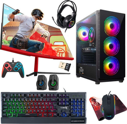 Tx4107 i5 3470 16GB Ram 1TB SSD 4GB GTX1050Ti 23.6 Curved Monitör Masaüstü Oyun Bilgisayarı