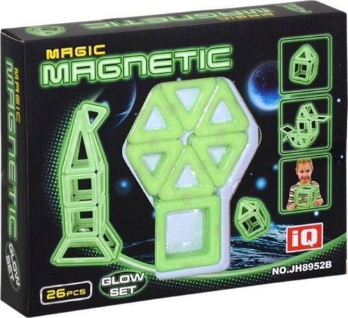 Sihirli Parlayan Manyetik Mini Set - 26 Parça