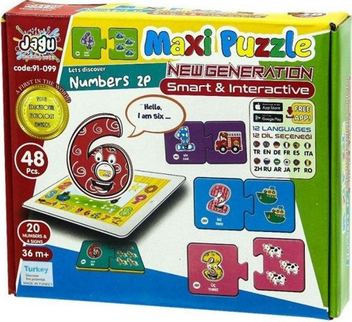 Sayılar Puzzle - 48 Parça