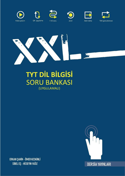 2024 XXL TYT Dil Bilgisi Uygulamalı Soru Bankası Dersia Yayınları