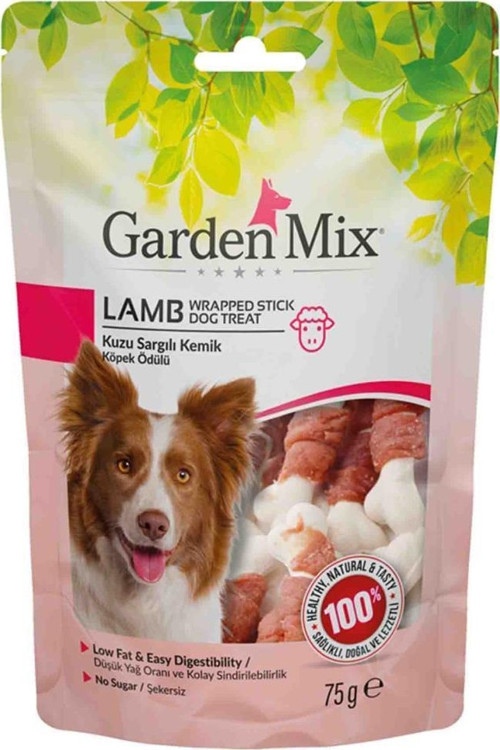 Kuzu Sargılı Kemik Köpek Ödülü 75 Gr