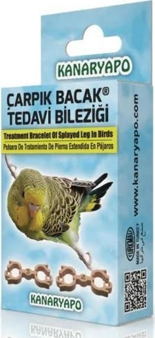 Muhabbet Kuşu Çarpık Bacak Bileziği 10'Lu Paket