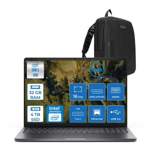 Pro 16 Xcto Ultra Core 5 120U 32GB Ddr5 4tb SSD Intel Graphics 16" Fhd+ 300NIT Ubuntu Taşınabilir Bilgisayar XCTOPRO16UI5F12 + Zettaçanta