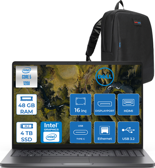 Pro 16 Xcto Ultra Core 5 120U 48GB Ddr5 4tb SSD Intel Graphics 16" Fhd+ 300NIT Windows 11 Pro Taşınabilir Bilgisayar XCTOPRO16UI5H20 + Zettaçanta