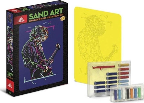 Sand Art Yetişkin Kum Boyama Seti - Gitarist