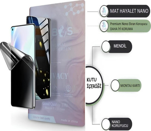 Motorola EDGE 50 FUSİON NANO Ekran Koruyucu ULTRA İnce Esnek - Mat Hayalet Umbos