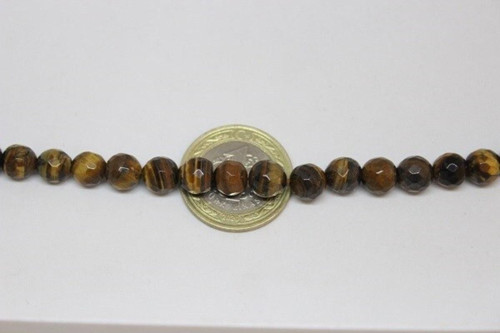 Kaplangözü Taşı Faset Kesim Yarım Dizi 8mm (18cm Uzunluğundadır)