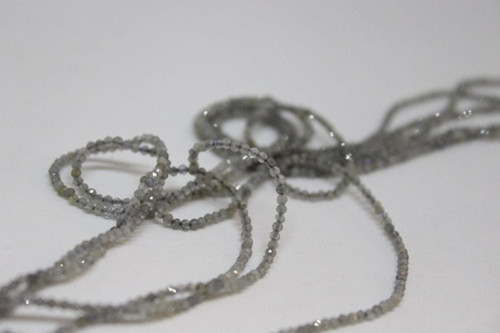 Labradorit Taşı YARIM Dizi 2mm (17cm uzunluğundadır)