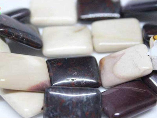 Mokait Jasper Taşı Dikdörtgen Şekilli Dizi