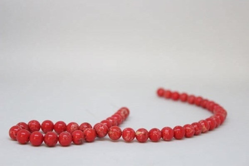 Varisit Taşı Nar Kırmızısı Yarım Dizi 8mm (18cm Uzunluğundadır)