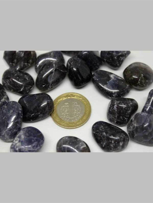 Su Safiri İyolit Taşı Tamburlanmış 6-7gram