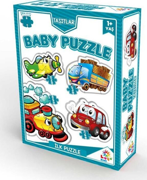 Baby Puzzle Taşıtları Öğreniyorum
