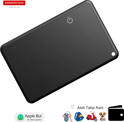 KNTAG 1C – Ultra İnce Akıllı Takip Kartı (Cüzdan Bulucu)