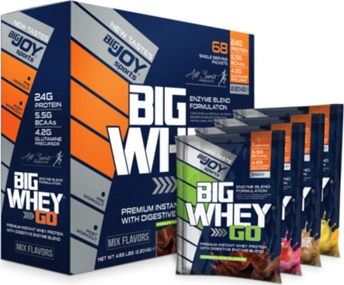 Bigjoy Big Whey Go Protein 2201 gr 68 Saşe Mix