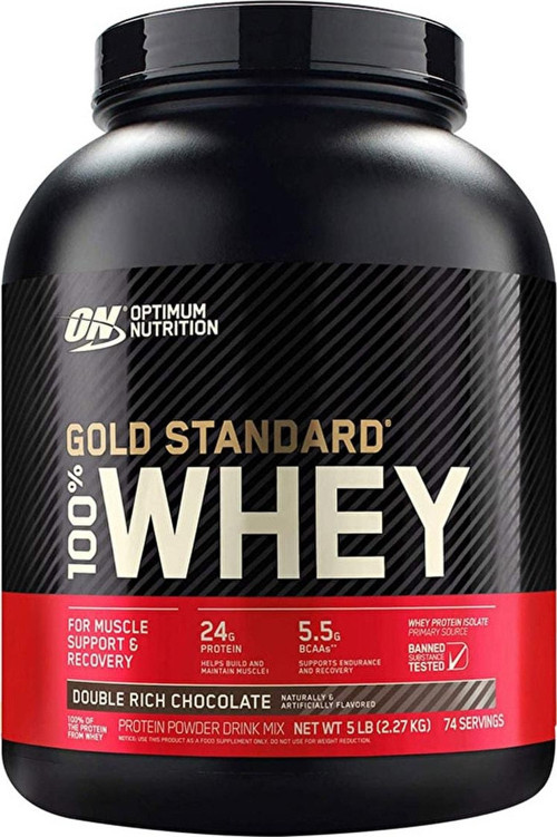 grold Standard Whey Protein Tozu 2273 gr Double Rıch Çikolata