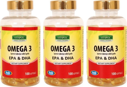 Balık Yağı 1000 Mg Omega 3 3x100 Softgel