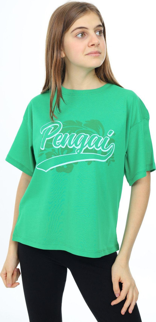 Angelos Gırls Kız Çocuk Yazı Baskılı T-Shirt 9-14 Yaş Lx001