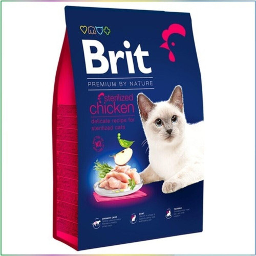 Kısırlaştırılmış Tavuklu Kedi Maması 8 Kg