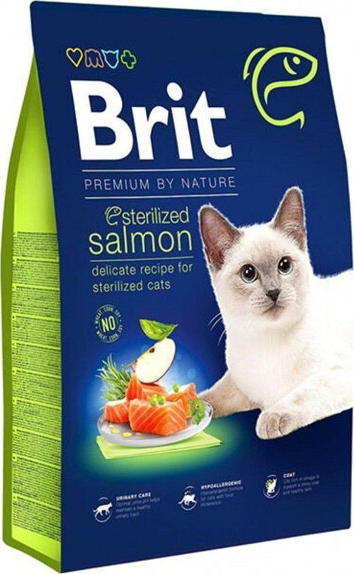 Premium By Nature Sterilised Kısırlaştırılmış Somonlu Kedi Maması 8 Kg