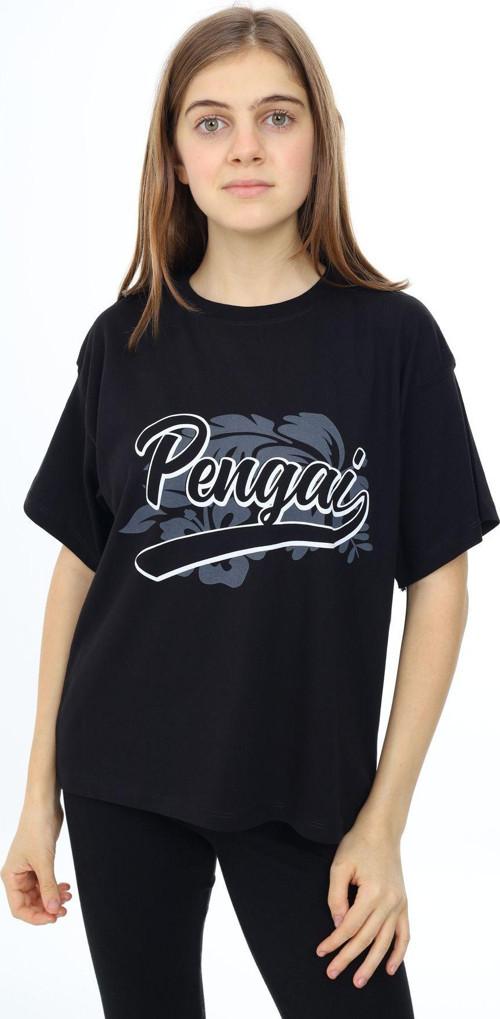 Angelos Gırls Kız Çocuk Yazı Baskılı T-Shirt 9-14 Yaş Lx001