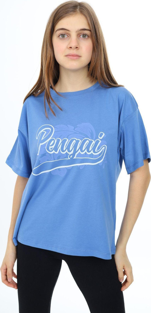 Angelos Gırls Kız Çocuk Yazı Baskılı T-Shirt 9-14 Yaş Lx001