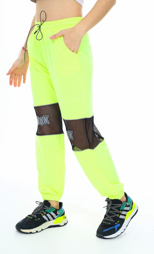Angelos Gırls Kız Çocuk File Dizli Jogger Pantolon 10-15 Yaş 1023