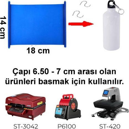 9 oz Termos ve Matara Baskı Aparatı - P6100 Uyumlu
