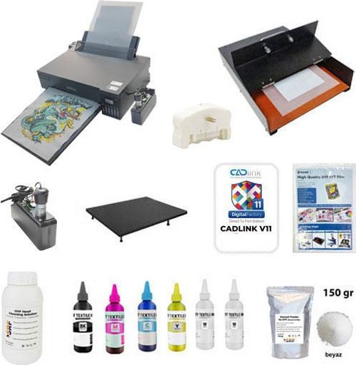 A4 DTF Tekstil Baskı Seti (CADLink)