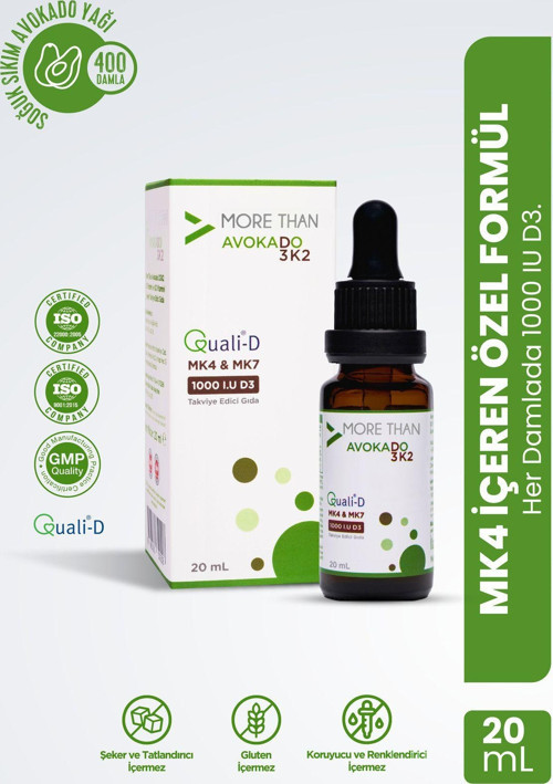 Avokado D3k2 20 ml Damla